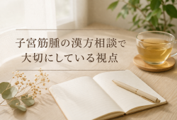 子宮筋腫の漢方相談で大切にしている視点のアイキャッチ画像
